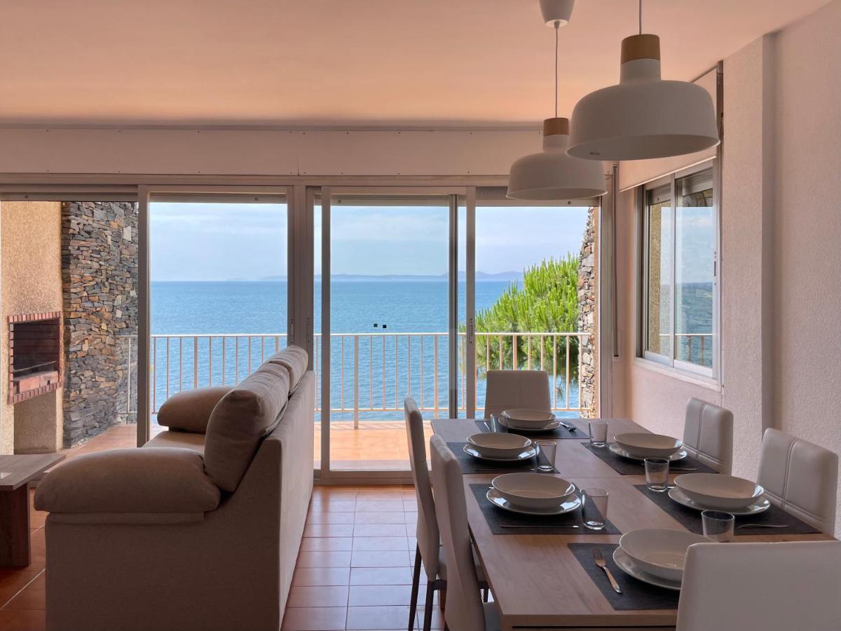 Luminoso Apartamento Frente Al Mar Con Piscina Roses Kültér fotó