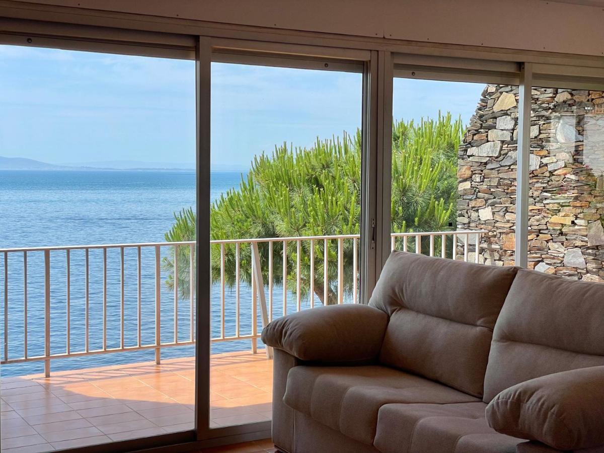 Luminoso Apartamento Frente Al Mar Con Piscina Roses Kültér fotó